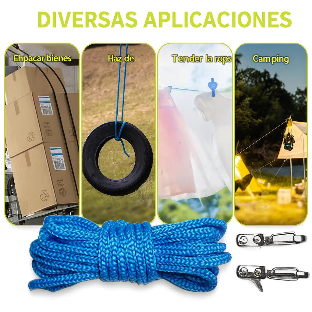 Rope Roller: Sujeción firme, rápida y sin nudos PACK DE 12 UNIDADES