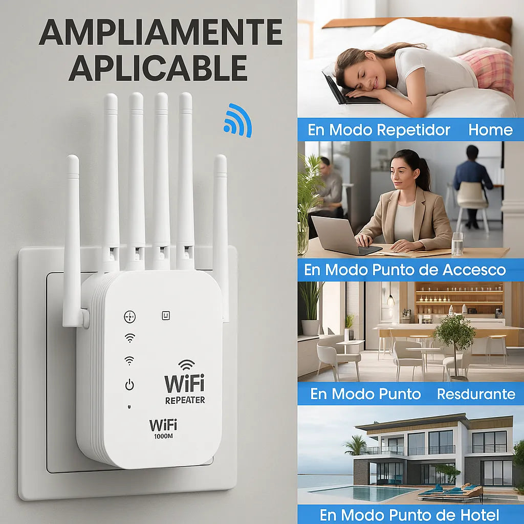 Internet potente en cada rincón de tu hogar, sin pagar mensualidades