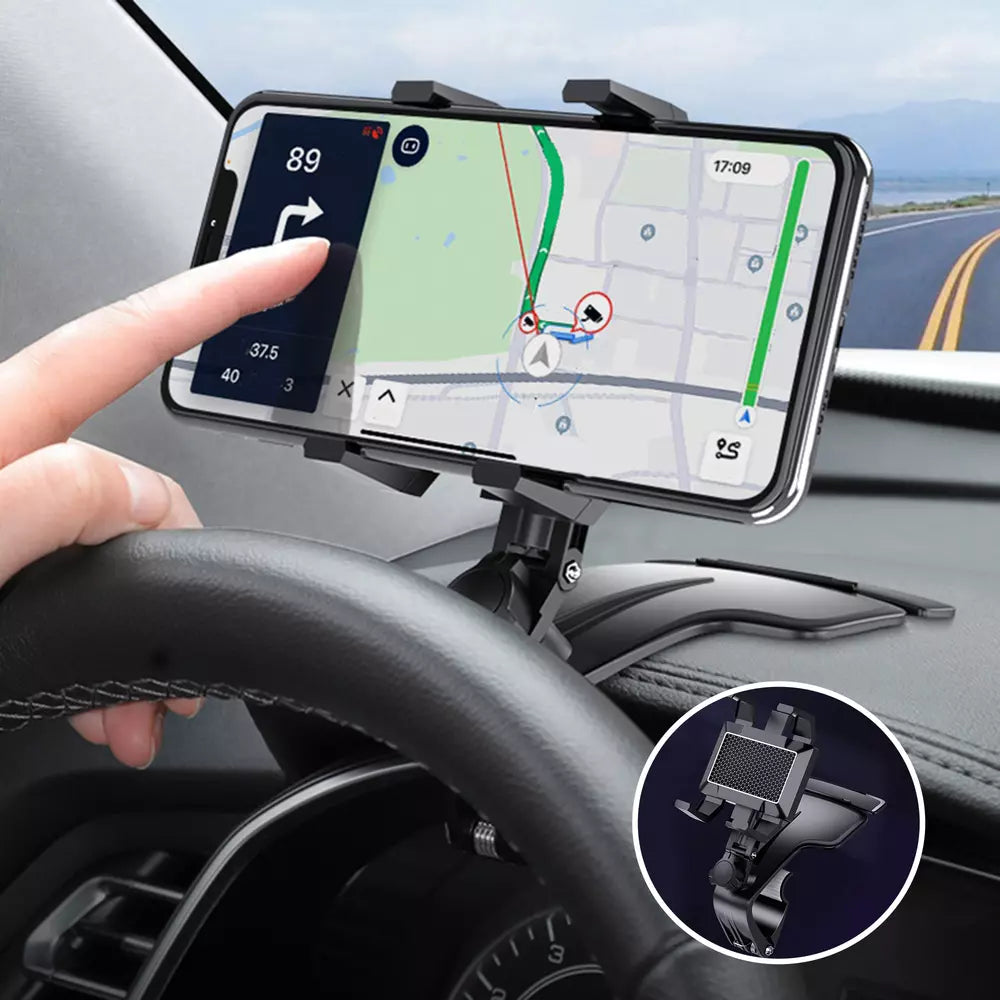 ❗Soporte giratorio para teléfono de 1200 ° con clip