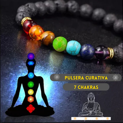 COMBO 2X1 Pulsera 7 Chakras + ACEITE DE ACTIVACION + LIBRO PDF GRATIS