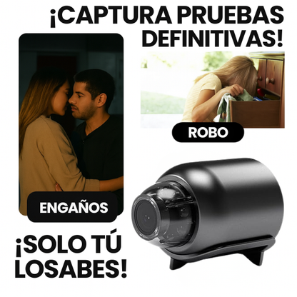 2x1 Mini Cámara Espía HD, WiFi, Inalámbrica - ¡Nuevo Modelo Mejorado!