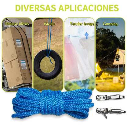Rope Roller: Sujeción firme, rápida y sin nudos PACK DE 12 UNIDADES