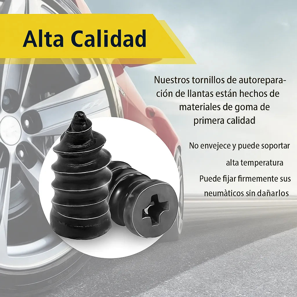 Repara tu neumático en minutos: Kit de reparación de goma (60 UNIDADES POR PAQUETE)