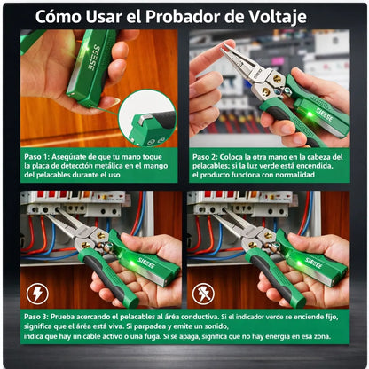 🛑OFERTA 2X1🛑 Alicate 8 en 1: La Única Herramienta que Necesita para Dominar Cualquier Reparación Eléctrica