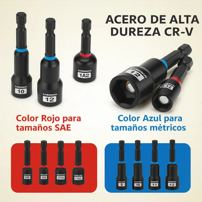El Set Definitivo de 55 Piezas Magnéticas: Todo lo que Necesitas en un Solo Estuche
