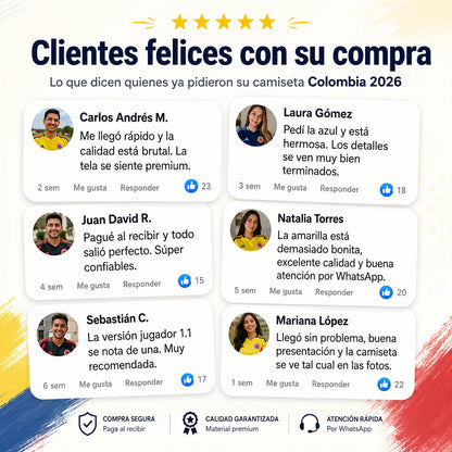 Camiseta Colombia Mundial 2026 Tipo Jugador 1.1 encauchetada: La Nueva Piel Para Vivir Cada Partido Con Orgullo