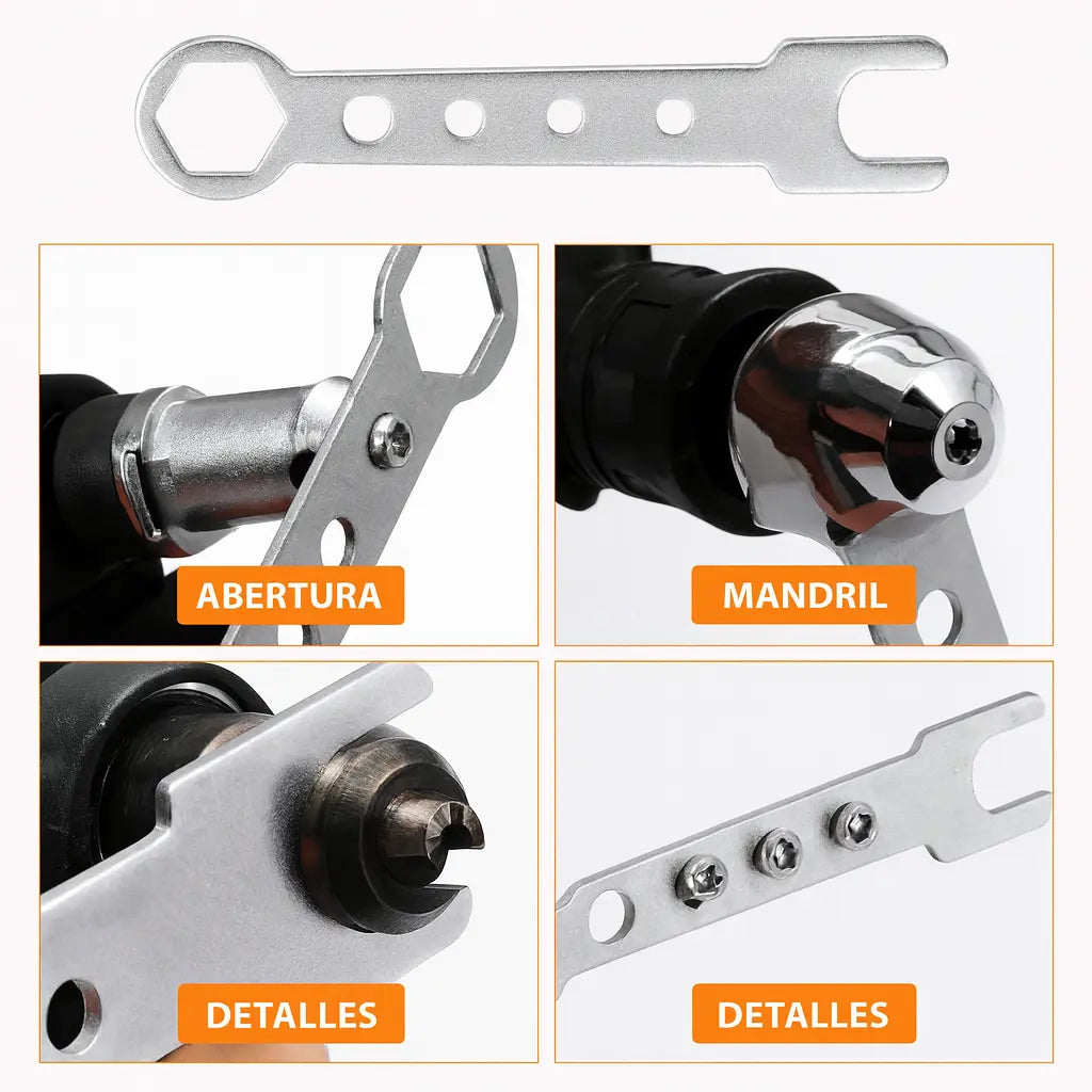 Kit de adaptador de pistola de remaches profesional