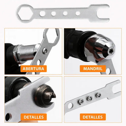 Kit de adaptador de pistola de remaches profesional