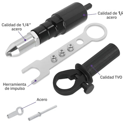 Kit de adaptador de pistola de remaches profesional