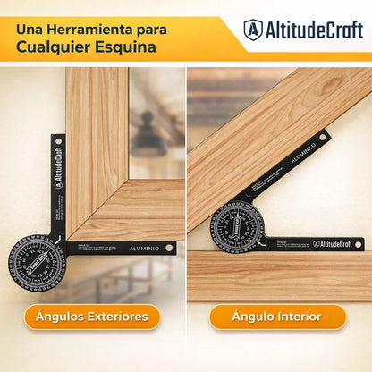 🛑OFERTA 2X1🛑 Medidor de Ángulos Profesional – Cortes de Inglete Más Precisos y Sin Complicaciones