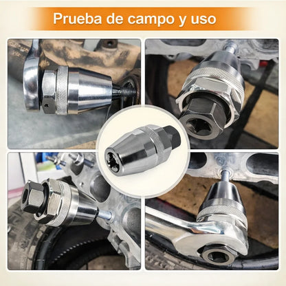 Kit Extractor de Impacto: La solución definitiva para retirar tornillos y tuercas desgastadas en segundos.