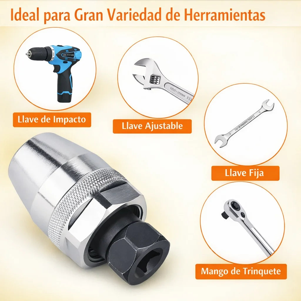 Kit Extractor de Impacto: La solución definitiva para retirar tornillos y tuercas desgastadas en segundos.