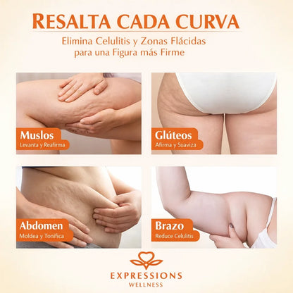 Recupera la firmeza de tu piel y mejora la apariencia de estrías y celulitis desde casa