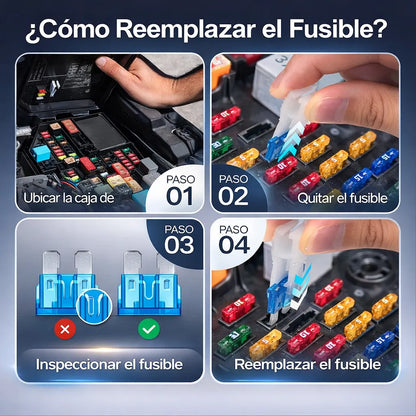 Kit de 300 Fusibles Automotrices para Estar Preparado en Cualquier Camino