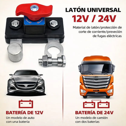 🛑OFERTA 2X1🛑 Interruptor de Desconexión de Batería Evita descargas inesperadas y mantén el control de tu vehículo