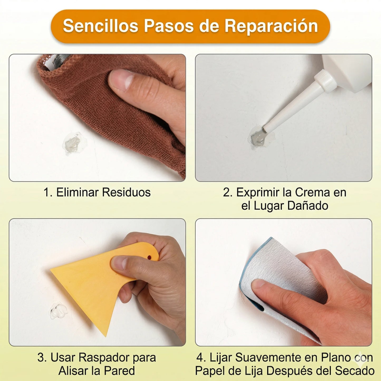🛑OFERTA 2X1🛑 Devuélvele la vida a tus paredes: El kit profesional que borra grietas y huecos como por arte de magia.