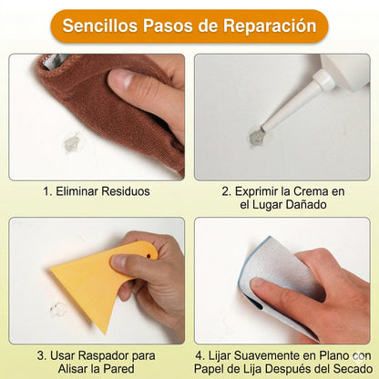 🛑OFERTA 2X1🛑 Devuélvele la vida a tus paredes: El kit profesional que borra grietas y huecos como por arte de magia.