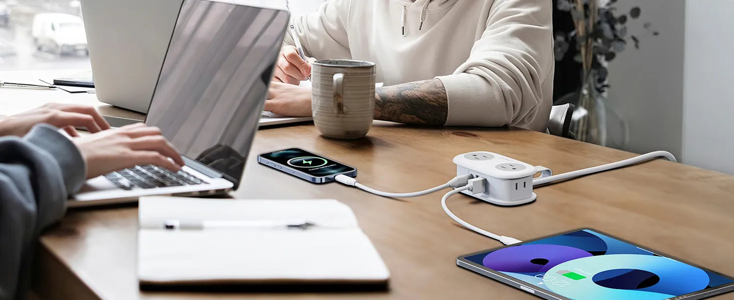 PowerGo™ Carga tus dispositivos sin enredos ni problemas de espacio