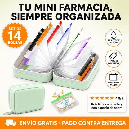 14 bolsas, cero desorden: lleva tu rutina en un solo estuche