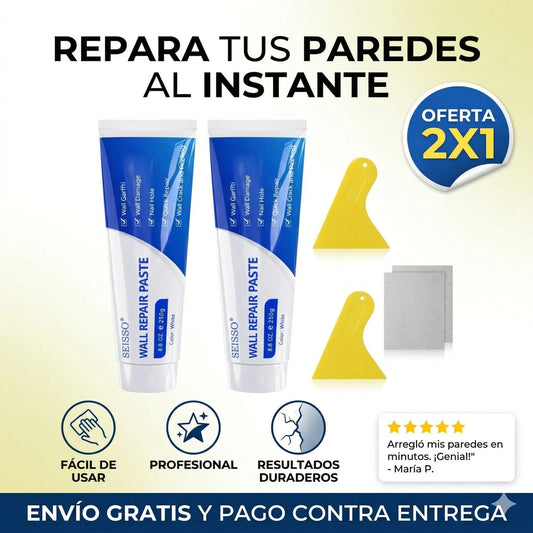 🛑OFERTA 2X1🛑 Devuélvele la vida a tus paredes: El kit profesional que borra grietas y huecos como por arte de magia.