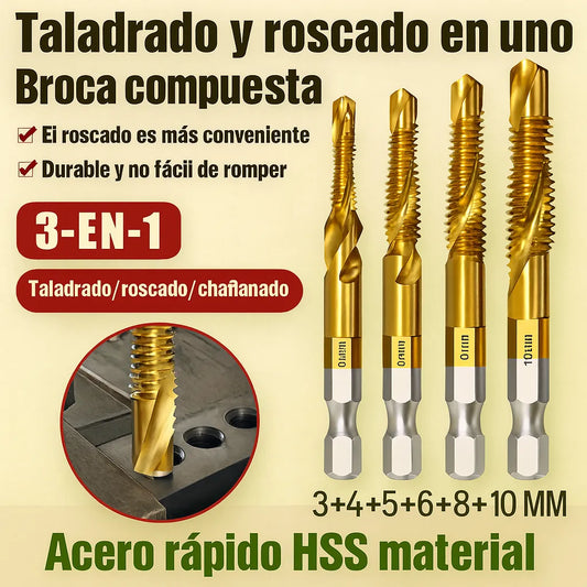 Combo Drill de 6 unidades - precisión, rapidez y durabilidad garantizadas