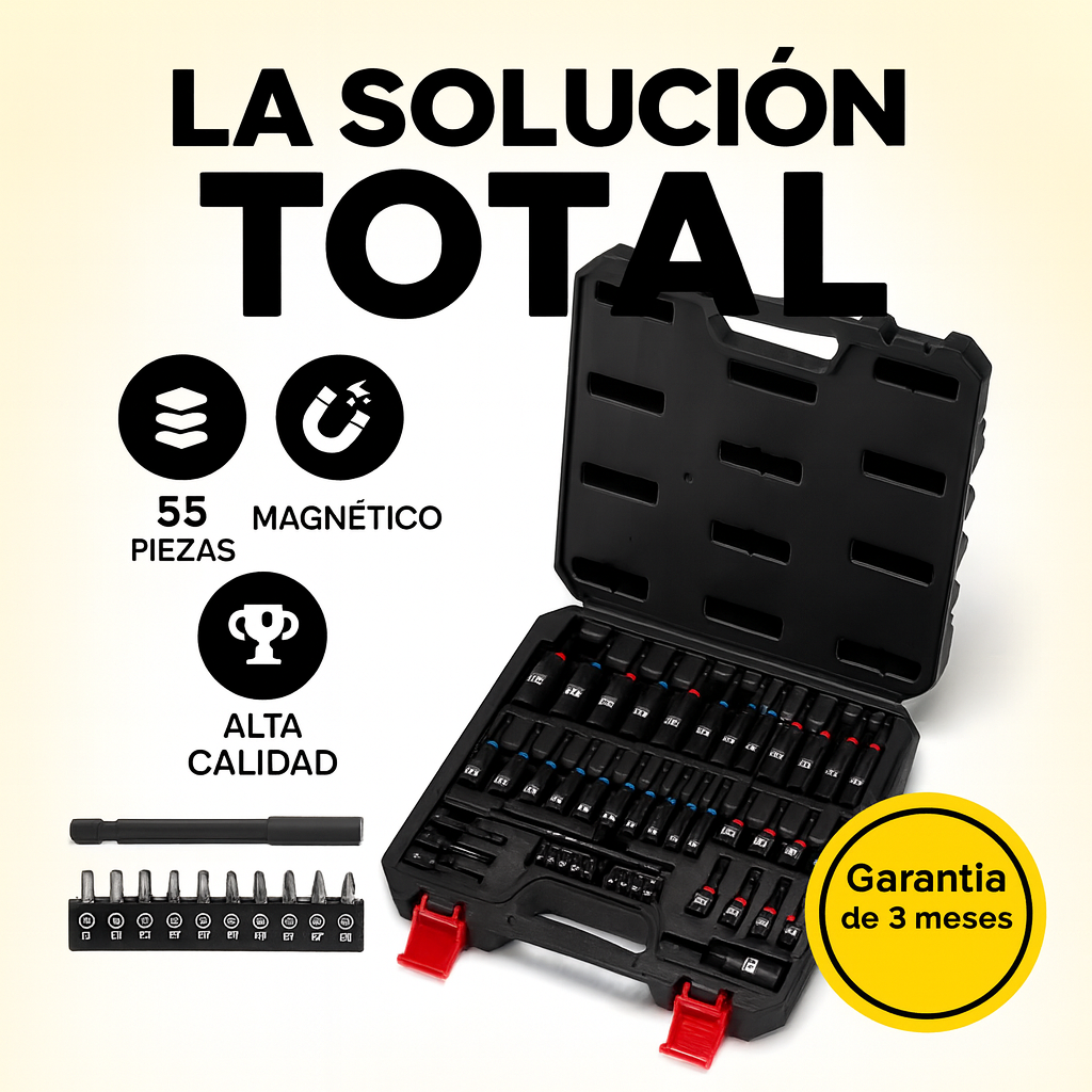 El Set Definitivo de 55 Piezas Magnéticas: Todo lo que Necesitas en un Solo Estuche