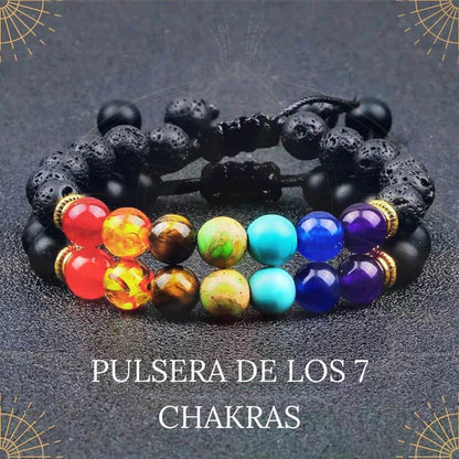 COMBO 2X1 Pulsera 7 Chakras + ACEITE DE ACTIVACION + LIBRO PDF GRATIS
