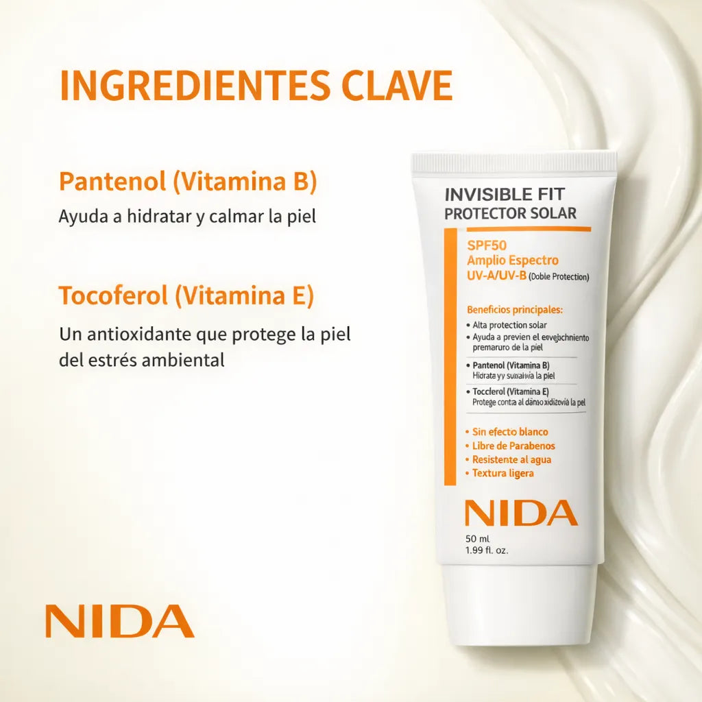 Protección Solar Coreana con Efecto Piel de Porcelana — Ilumina, Unifica y Protege tu Rostro en Segundos