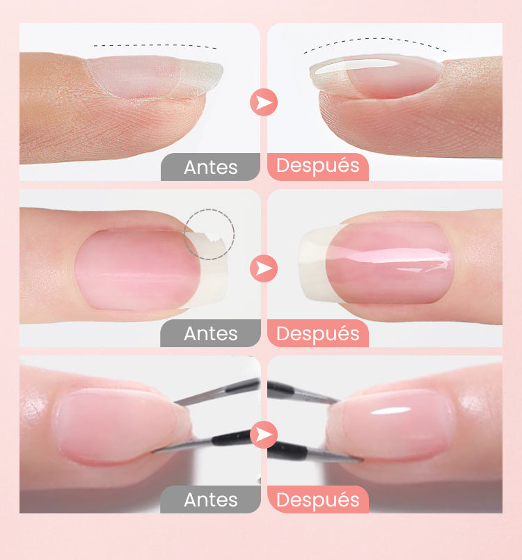 OFERTA 2X1 Fortalece tus uñas naturales y olvídate de las uñas plásticas
