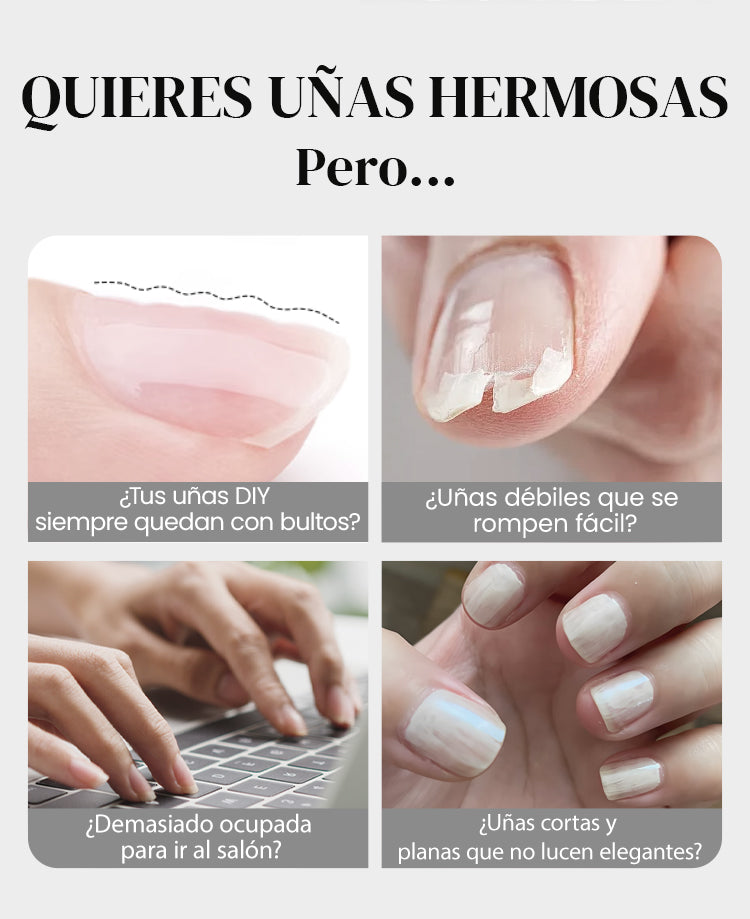 OFERTA 2X1 Fortalece tus uñas naturales y olvídate de las uñas plásticas