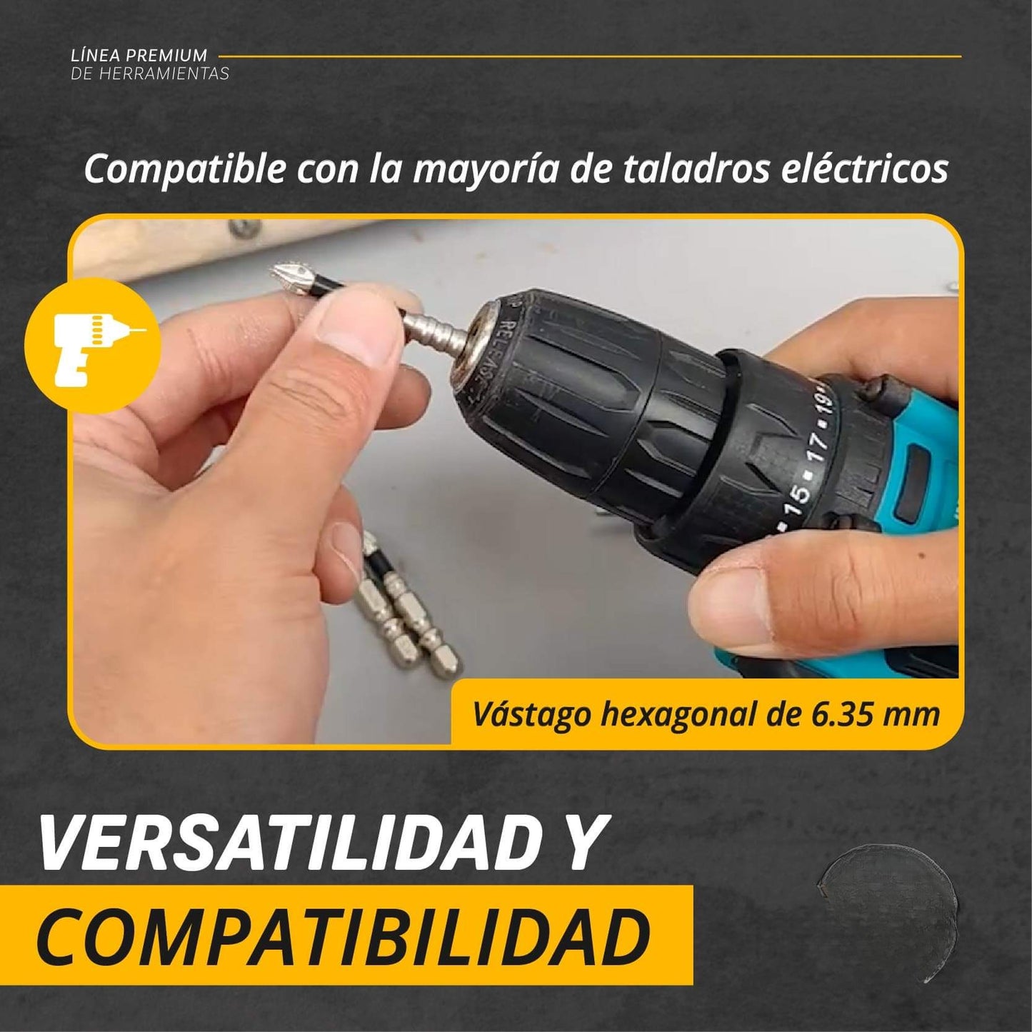 Juego de Brocas antideslizante 🛑PAGA 6 Y TE REGALAMOS OTRAS 6