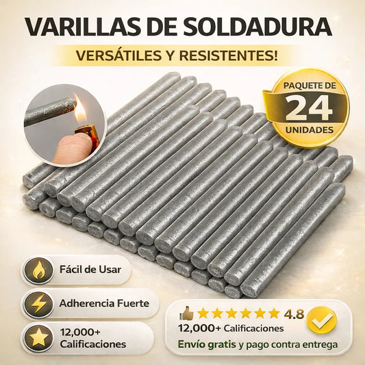 🛑24 Unidades- Electrodo Universal de Soldadura Práctica para Reparaciones en Casa